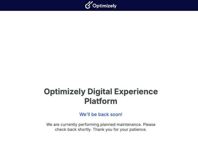 OUTAGE PAGE